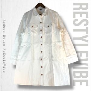 FRYE Women’s Size XL Dress Mini Length Denim Jean Button Front Pockets Western